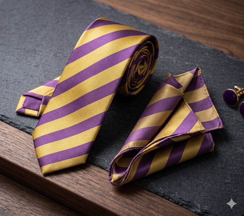 Purple/Gold Stripe